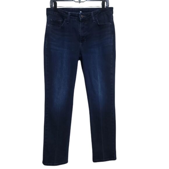 LEE Women's Blue Slims Relaxed Fit Straight Leg Jean Size 12M - Picture 1 of 7
